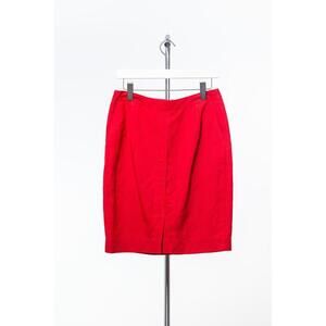 Cerruti 1881 Vintage Red Pencil Skirt